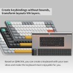 NuPhy Air75 V2 Wireless Mechanical Keyboard – RGB, 84 Keys