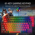 Snpurdiri 60% RGB Wired Mini Gaming Keyboard