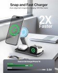 3-in-1 Foldable Wireless Charging Station for Apple