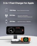 3-in-1 Foldable Wireless Charging Station for Apple