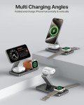 3-in-1 Foldable Wireless Charging Station for Apple