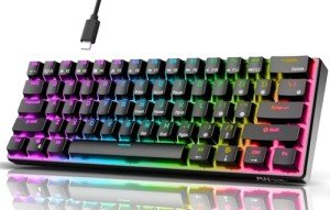 RK61 60% Mechanical Gaming Keyboard with RGB Lighting