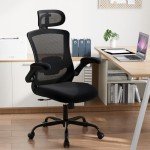 Ergonomic Mesh Office Chair with Headrest and Lumbar Support