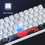Compact 60% Mechanical Gaming Keyboard with LED Backlight