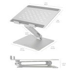 Adjustable Ergonomic Laptop Stand with Heat Vent