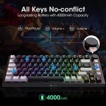 KOORUI RGB Wireless/Wired Mechanical Gaming Keyboard