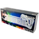 White 4-in-1 RGB Gaming Keyboard and Mouse Bundle