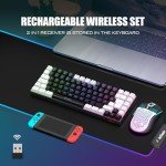 RedThunder K84 Wireless Gaming Keyboard & Mouse Set