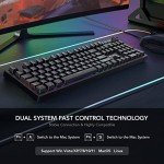 KOORUI Wired RGB Mechanical Gaming Keyboard - 104 Keys