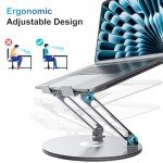 Adjustable 360° Swivel Laptop Stand for Desk