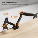 VonHaus Dual Monitor Desk Mount - Adjustable & Flexible