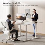 VonHaus Dual Monitor Desk Mount - Adjustable & Flexible