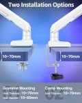 ELIVED Dual Monitor Arm for 13-32 Inch Screens