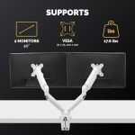 Fellowes Dual Monitor Arm - Adjustable Desk Mount