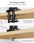 Dual Monitor Arm Mount for 13-32 Inch Screens