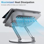 Adjustable 360° Swivel Laptop Stand for Desk