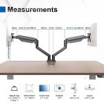 Dual Monitor Arm Desk Mount for 13" to 32" Screens