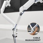 Fellowes Dual Monitor Arm - Adjustable Desk Mount