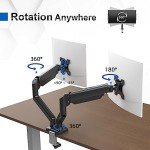 Dual Monitor Arm Desk Mount for 13" to 32" Screens