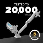 Fellowes Dual Monitor Arm - Adjustable Desk Mount