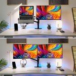 Viozon 2-in-1 Adjustable Monitor & Laptop Stand
