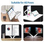 HILLPORT Dual Monitor Arm Mount for 17-30 Inch Screens