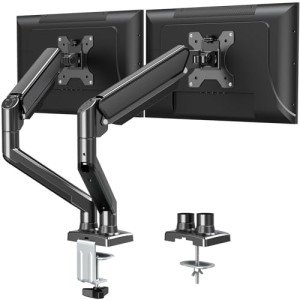 Adjustable Dual Monitor Arm for 13-32 Inch Screens
