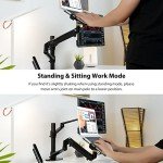Viozon 2-in-1 Adjustable Monitor & Laptop Stand