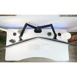 Viozon 2-in-1 Adjustable Monitor & Laptop Stand