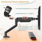 Adjustable Dual Monitor Arm for 13-32 Inch Screens