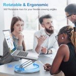 Adjustable 360° Swivel Laptop Stand for Desk