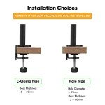 Viozon 2-in-1 Adjustable Monitor & Laptop Stand