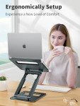 Adjustable Ergonomic Laptop Stand for Better Posture