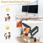 Adjustable Dual Monitor Arm for 13-32 Inch Screens