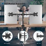 BONTEC Adjustable Dual Monitor Arm Desk Mount