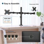 BONTEC Adjustable Dual Monitor Arm Desk Mount