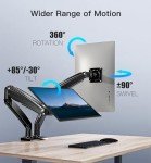 HUANUO Adjustable Dual Monitor Arm for Large Screens