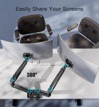 HUANUO Adjustable Dual Monitor Arm for Large Screens