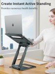Adjustable Ergonomic Laptop Stand for Better Posture