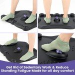 COSTWAY Ergonomic Anti-Fatigue Standing Desk Mat