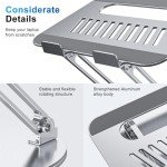 Adjustable 360° Swivel Laptop Stand for Desk