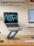 Adjustable Ergonomic Laptop Stand for Better Posture