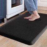 Cushioned Non-Slip Standing Desk Mat - Black