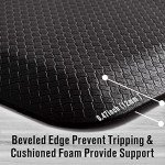 Cushioned Non-Slip Standing Desk Mat - Black