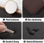 Cushioned Non-Slip Standing Desk Mat - Black