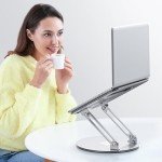 Adjustable 360° Swivel Laptop Stand for Desk