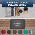 Cushioned Non-Slip Anti-Fatigue Desk Mat 20x32
