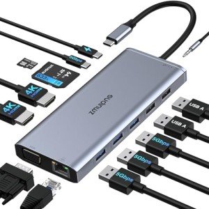 Dual Monitor Docking Station for Thunderbolt Laptops