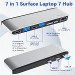 Surface Laptop 7 USB Hub Docking Station