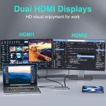 USB C Docking Station for Dual Monitors